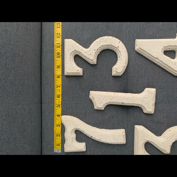 Customized Stone Numerals - Picture 4 of 4